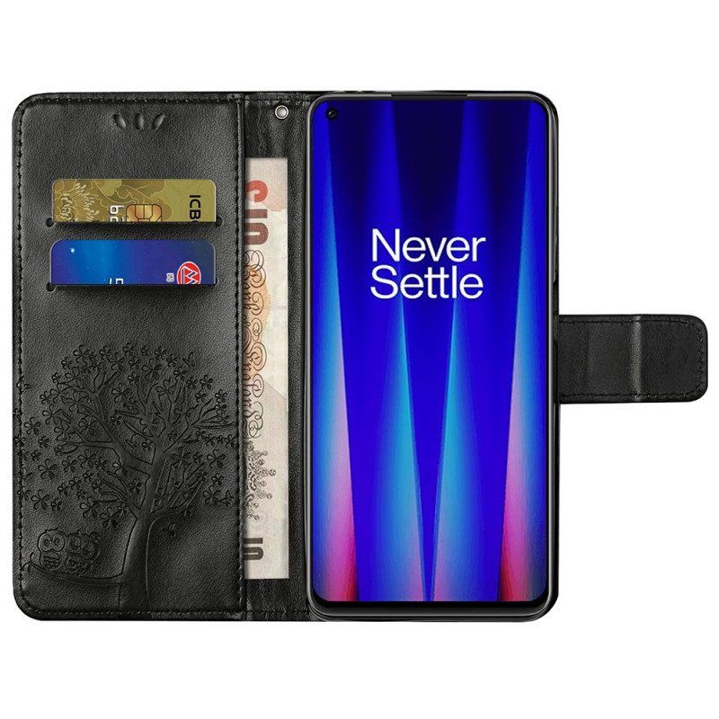 Folio-hoesje voor OnePlus Nord CE 2 5G Gegraveerde Boom