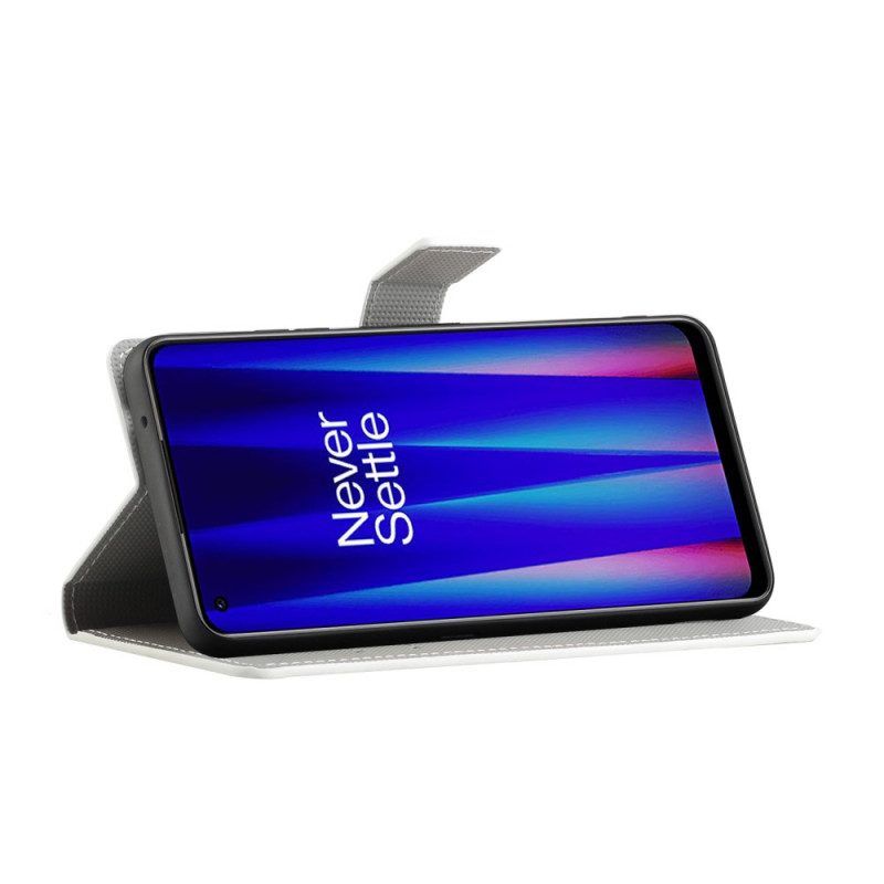 Folio-hoesje voor OnePlus Nord CE 2 5G Neonvlinders