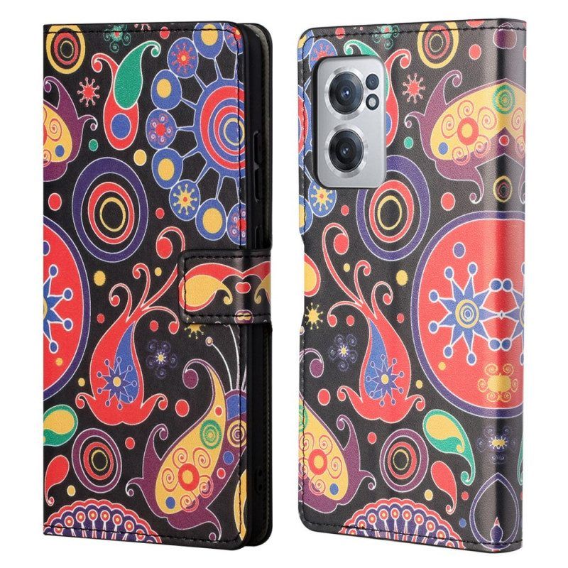 Folio-hoesje voor OnePlus Nord CE 2 5G Psychedelia