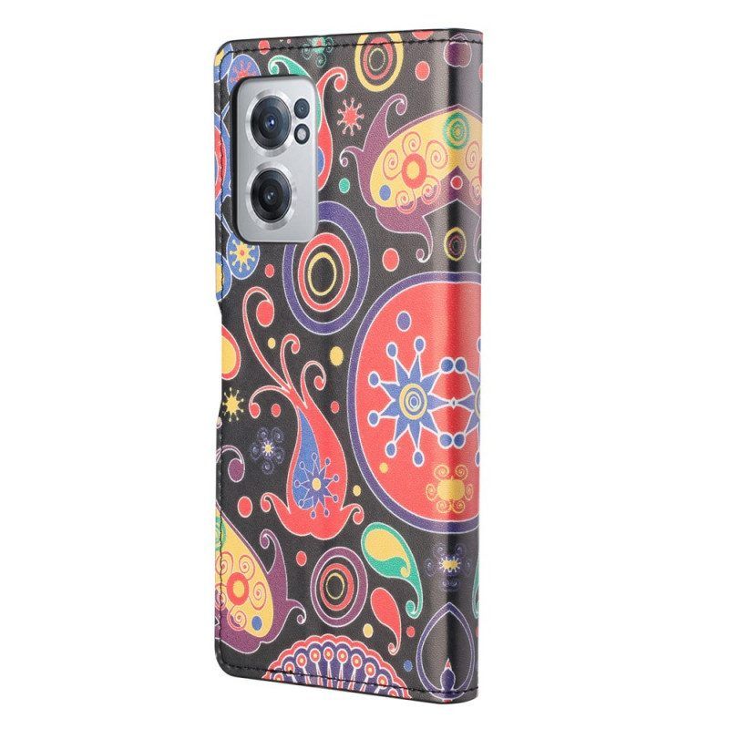 Folio-hoesje voor OnePlus Nord CE 2 5G Psychedelia