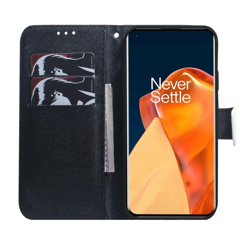 Folio-hoesje voor OnePlus Nord CE 2 5G Toekomstige Wolf