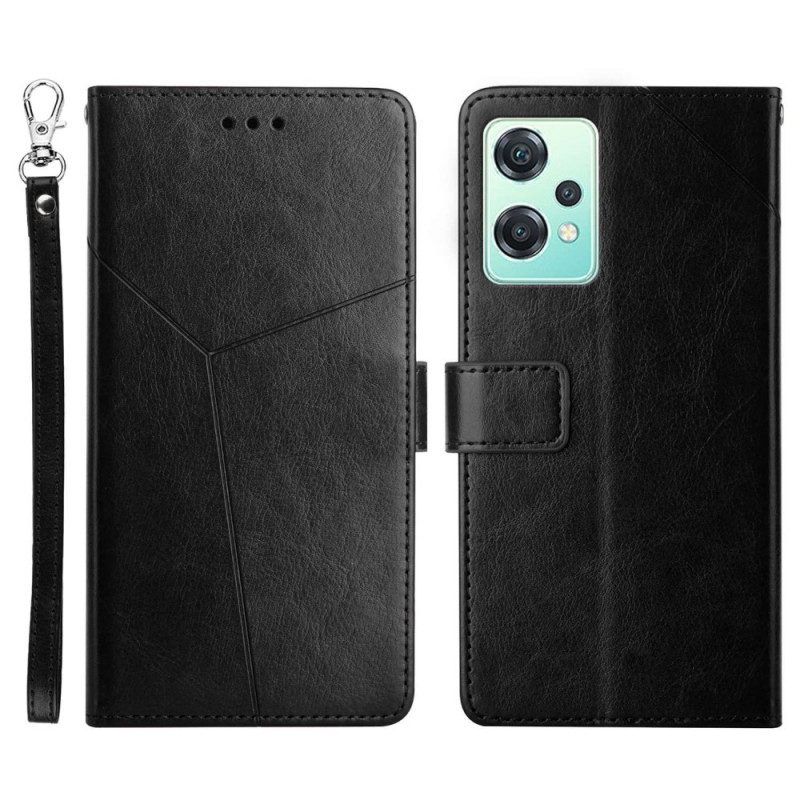 Folio-hoesje voor OnePlus Nord CE 2 Lite 5G Stijl Leer Y Design