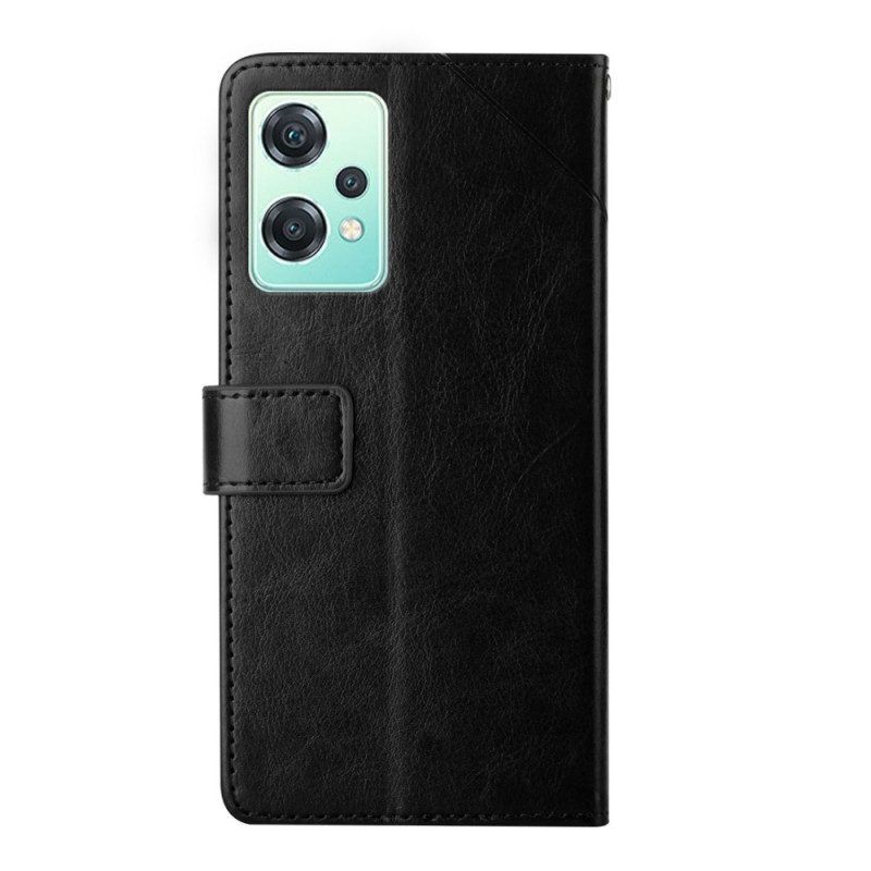 Folio-hoesje voor OnePlus Nord CE 2 Lite 5G Stijl Leer Y Design