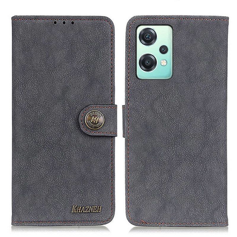 Folio-hoesje voor OnePlus Nord CE 2 Lite 5G Vintage Khazneh Splitleer