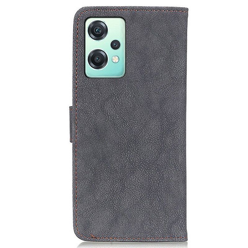 Folio-hoesje voor OnePlus Nord CE 2 Lite 5G Vintage Khazneh Splitleer