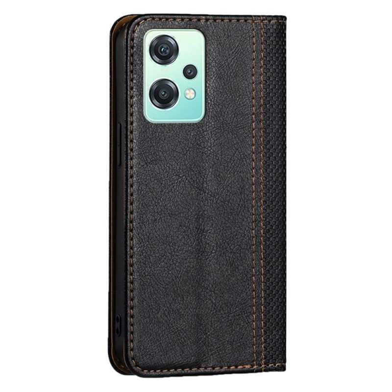 Folio-hoesje voor OnePlus Nord CE 2 Lite 5G Vintage-stijl