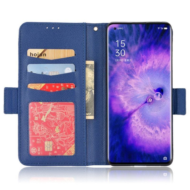 Folio-hoesje voor Oppo Find X5 Flip Case Flap Dubbele Nieuwe Kleuren