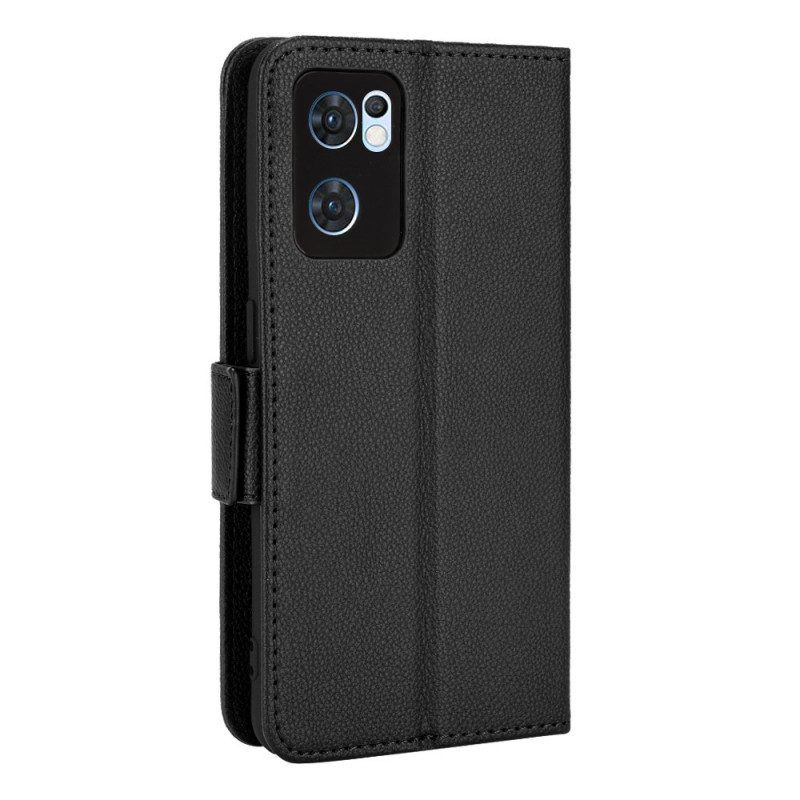 Folio-hoesje voor Oppo Find X5 Lite Flip Case Flap Dubbele Nieuwe Kleuren