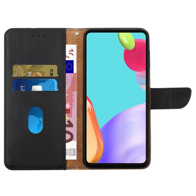 Folio-hoesje voor Oppo Reno 8 Echt Nappaleer