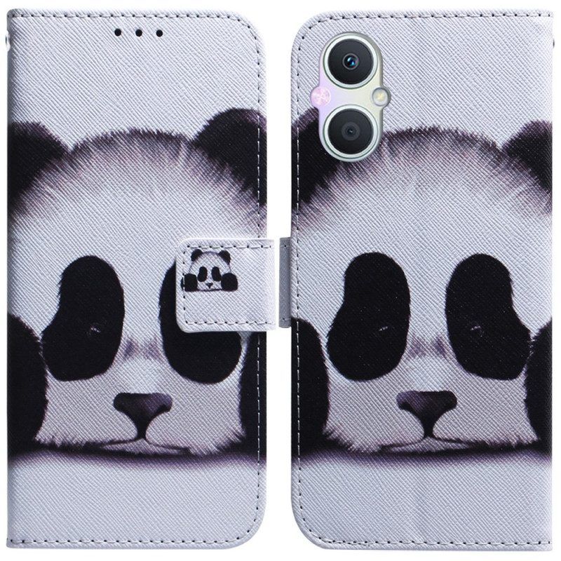 Folio-hoesje voor Oppo Reno 8 Lite Panda