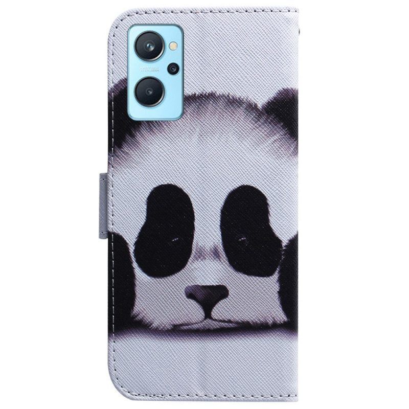 Folio-hoesje voor Realme 9i Panda