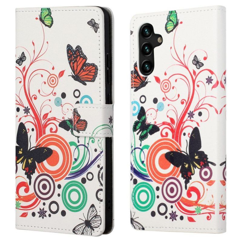 Folio-hoesje voor Samsung Galaxy A13 5G / A04s Kaarthouder Standaard