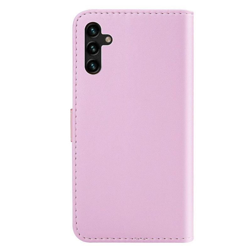 Folio-hoesje voor Samsung Galaxy A13 5G / A04s Klassiek