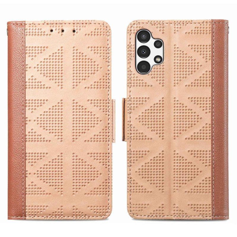 Folio-hoesje voor Samsung Galaxy A13 Kleur Pailletten