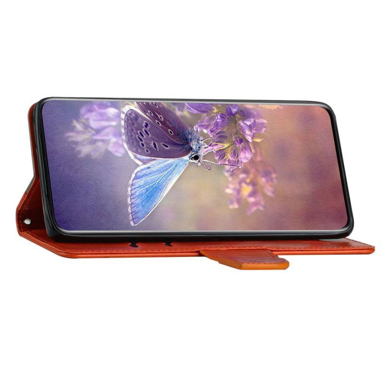 Folio-hoesje voor Samsung Galaxy A13 Met Ketting Patroon Met Bandjes