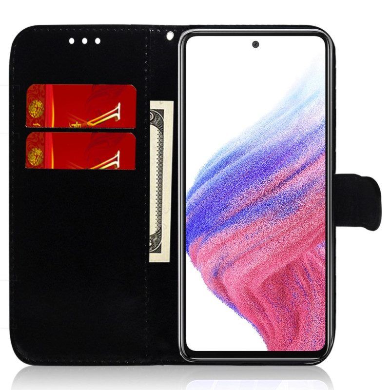 Folio-hoesje voor Samsung Galaxy A14 / A14 5G Disco-stijl