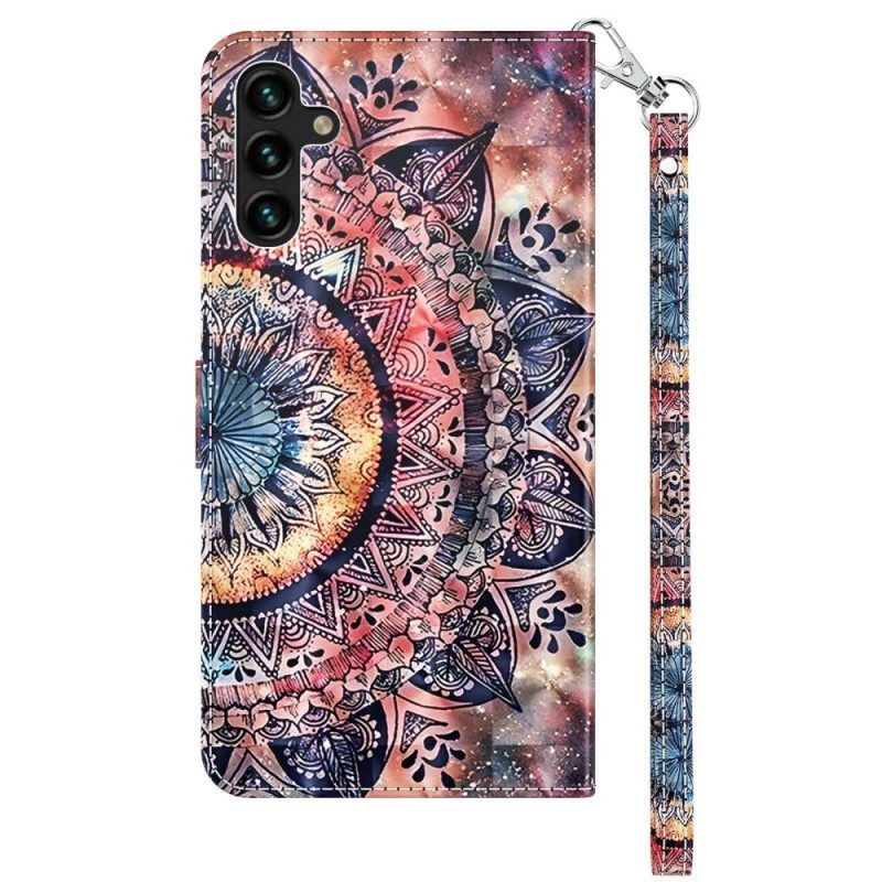 Folio-hoesje voor Samsung Galaxy A14 / A14 5G Met Ketting Riem Dromenvanger