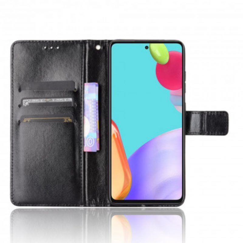 Folio-hoesje voor Samsung Galaxy A52 4G / A52 5G / A52s 5G Flitsend Kunstleer