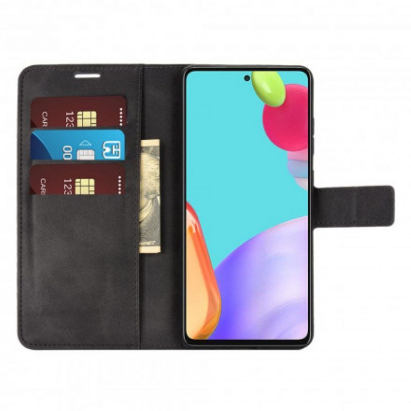 Folio-hoesje voor Samsung Galaxy A52 4G / A52 5G / A52s 5G Kunstleer Slank