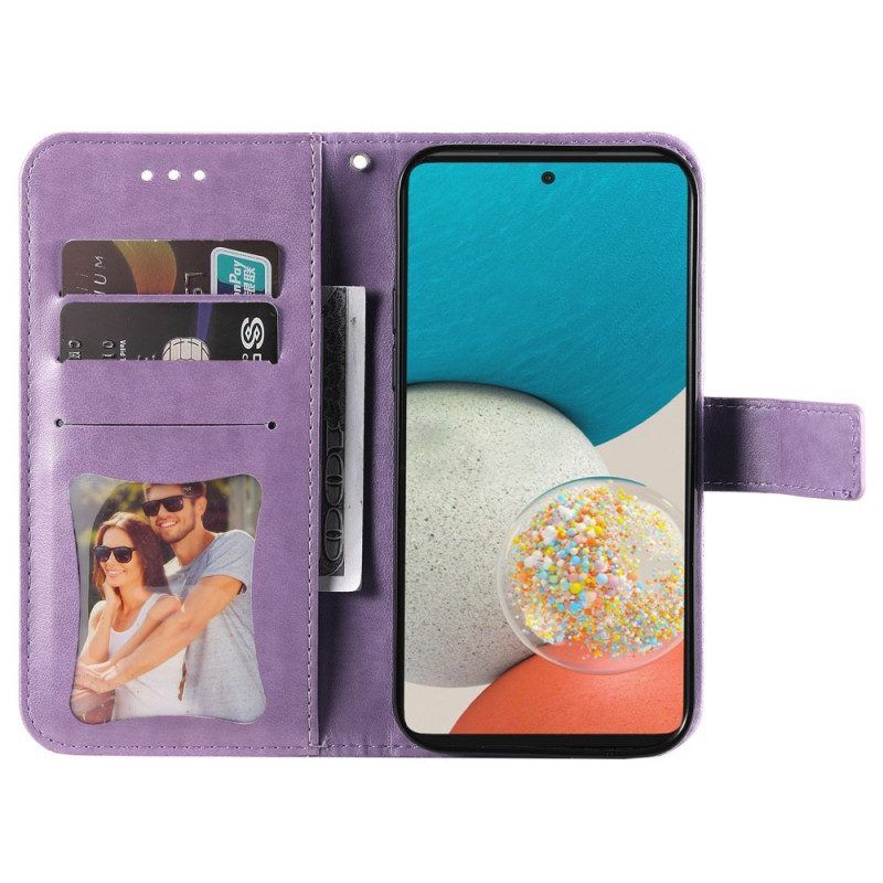 Folio-hoesje voor Samsung Galaxy A53 5G Bloemmandala