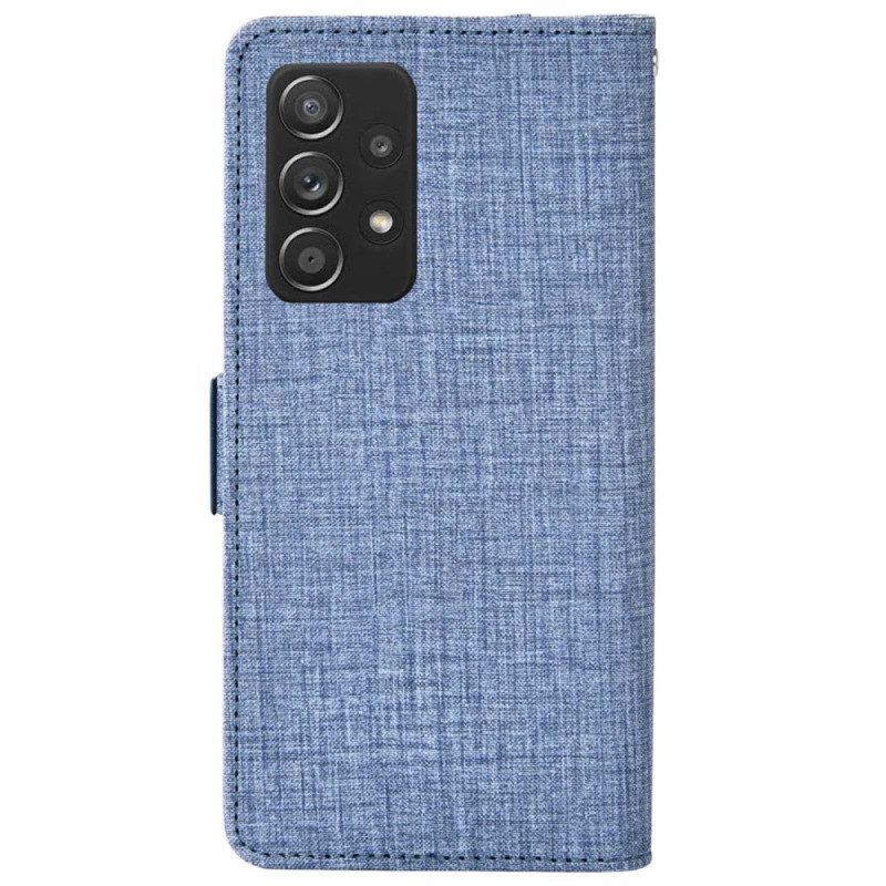 Folio-hoesje voor Samsung Galaxy A53 5G Jeans Met Roterende Kaarthouder