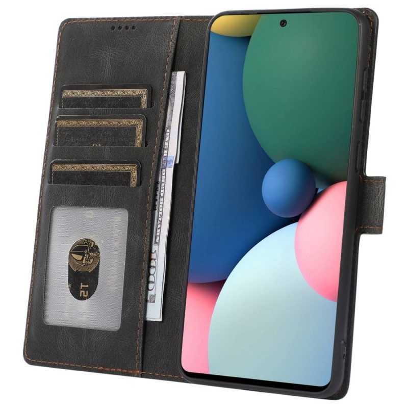 Folio-hoesje voor Samsung Galaxy A53 5G Met Ketting Vintage Lederen Stijl Met Bandjes