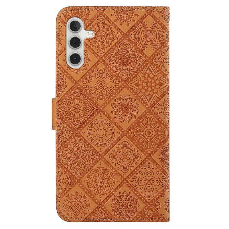 Folio-hoesje voor Samsung Galaxy A54 5G Bloemmotieven