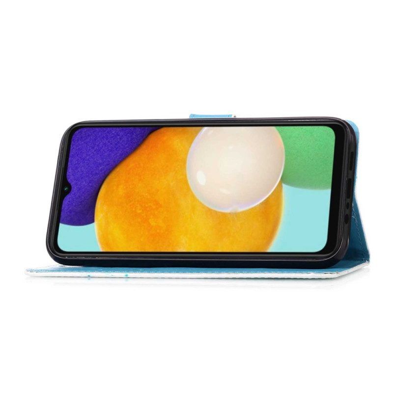 Folio-hoesje voor Samsung Galaxy A54 5G Met Ketting Strakke Mandala