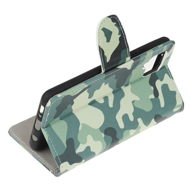 Folio-hoesje voor Samsung Galaxy M12 / A12 Militaire Camouflage