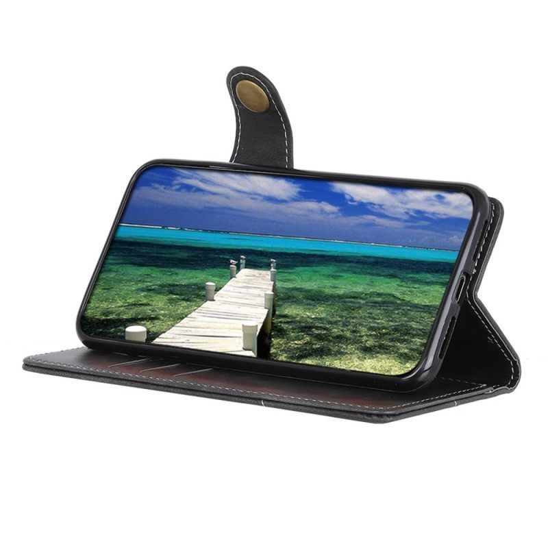 Folio-hoesje voor Samsung Galaxy M13 Artistieke Knop