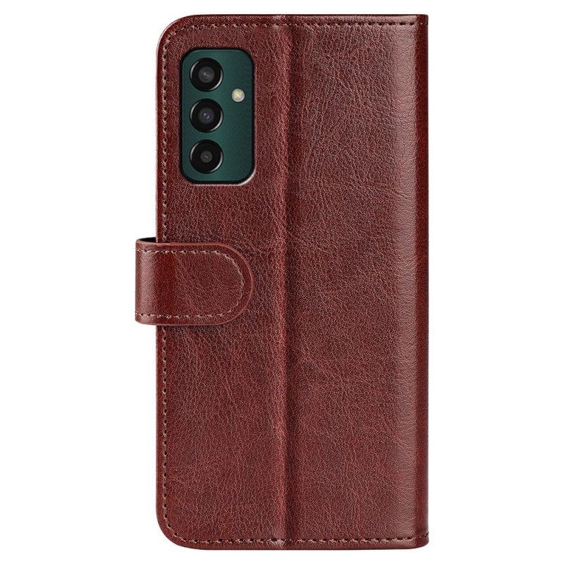 Folio-hoesje voor Samsung Galaxy M13 Retro Lederen Stijl