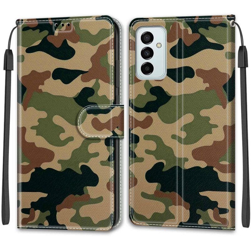 Folio-hoesje voor Samsung Galaxy M23 5G Militaire Camouflage