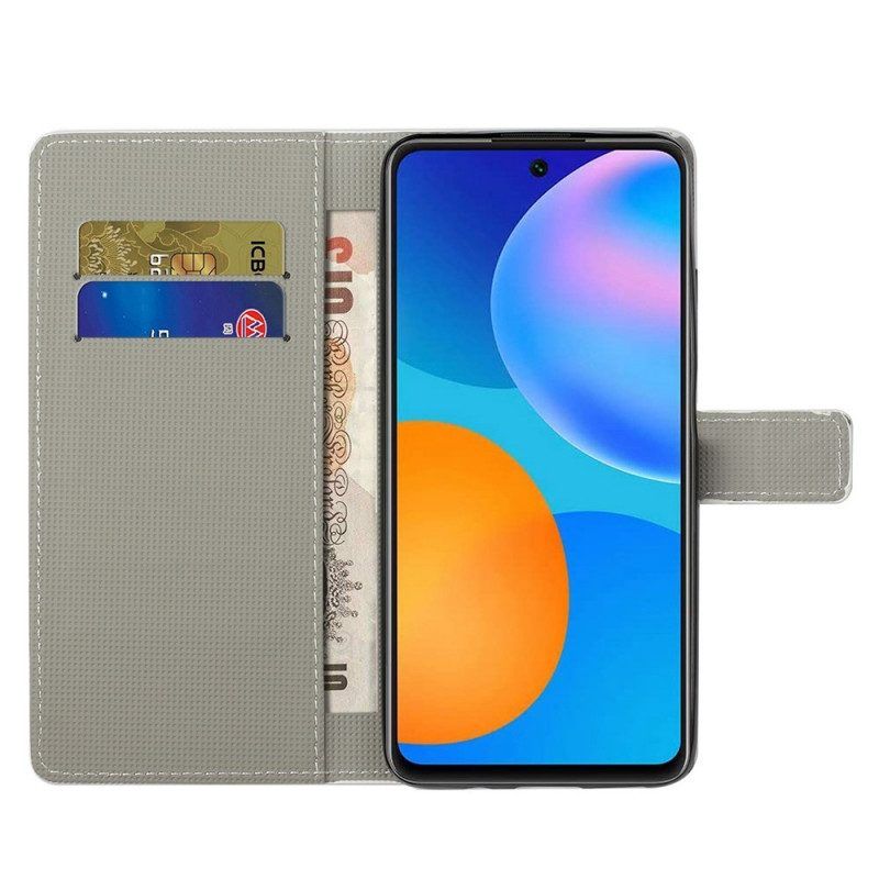 Folio-hoesje voor Samsung Galaxy M23 5G Uil Stam