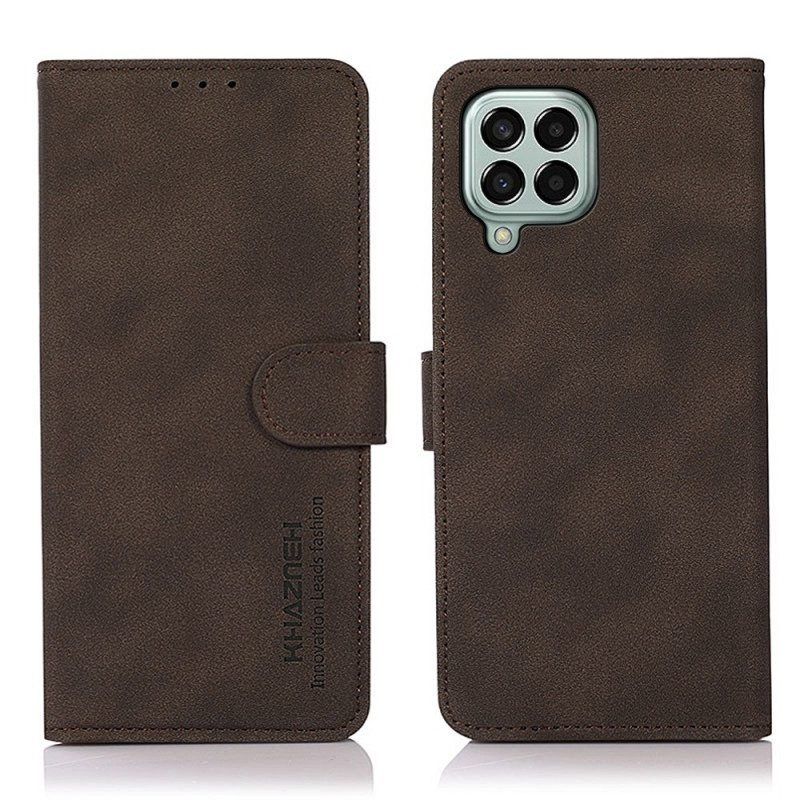 Folio-hoesje voor Samsung Galaxy M33 5G Imitatieleer Khazneh