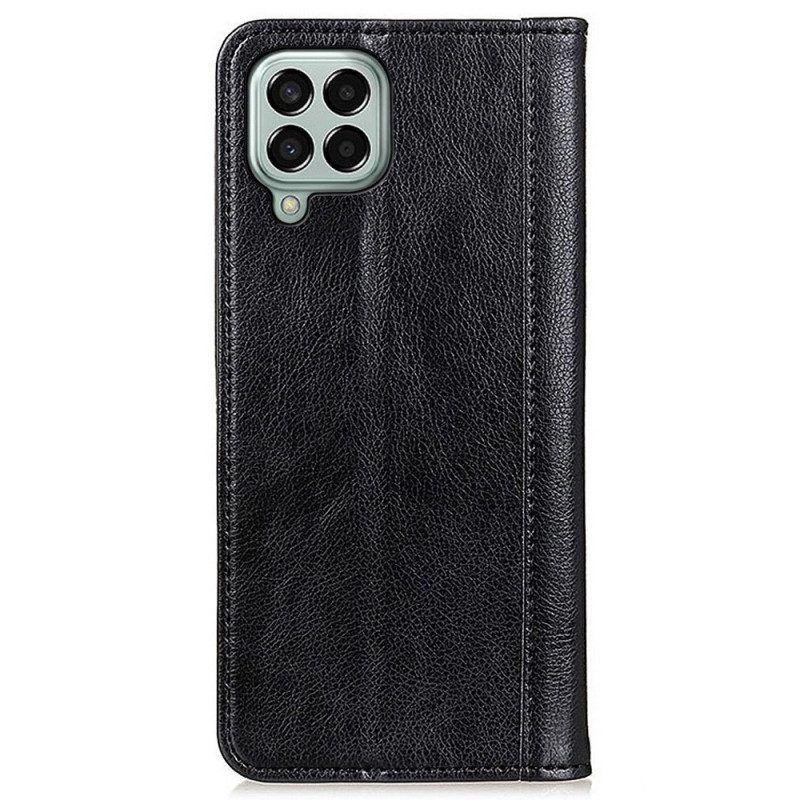 Folio-hoesje voor Samsung Galaxy M33 5G Litchi Splitleer