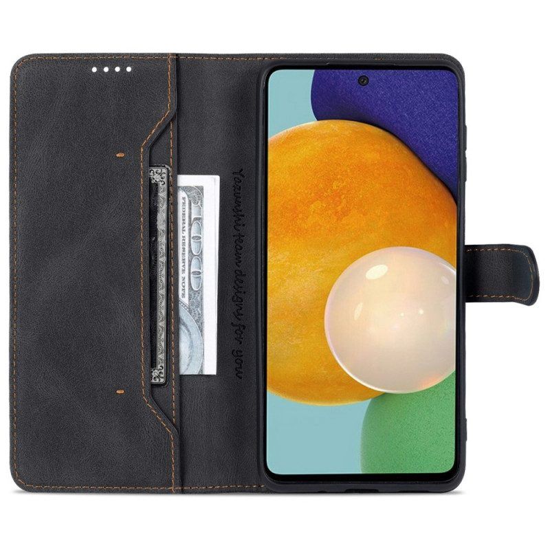 Folio-hoesje voor Samsung Galaxy M52 5G Azns Grens