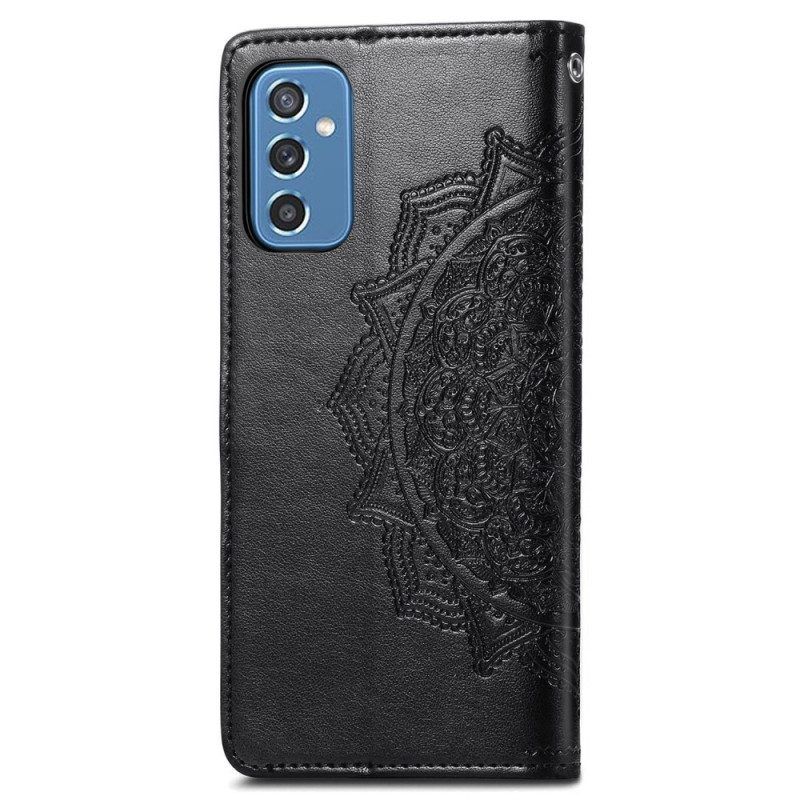 Folio-hoesje voor Samsung Galaxy M52 5G Gevlochten Mandala