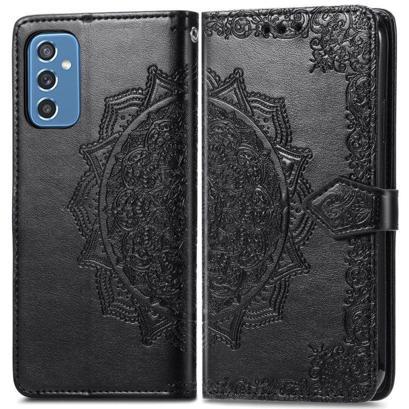 Folio-hoesje voor Samsung Galaxy M52 5G Gevlochten Mandala