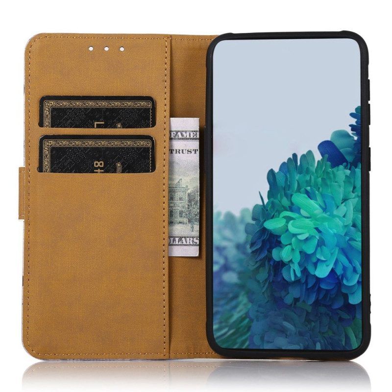 Folio-hoesje voor Samsung Galaxy M53 5G Bloeiende Boom