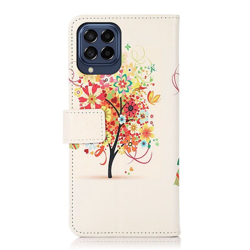 Folio-hoesje voor Samsung Galaxy M53 5G Bloeiende Boom