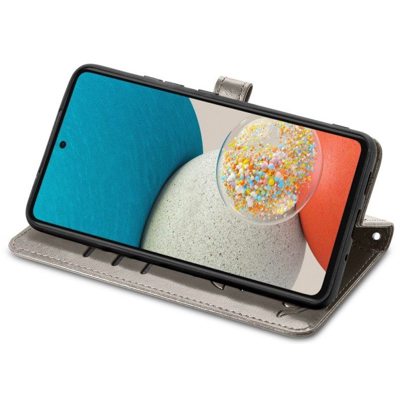 Folio-hoesje voor Samsung Galaxy M53 5G Geanimeerde Dieren