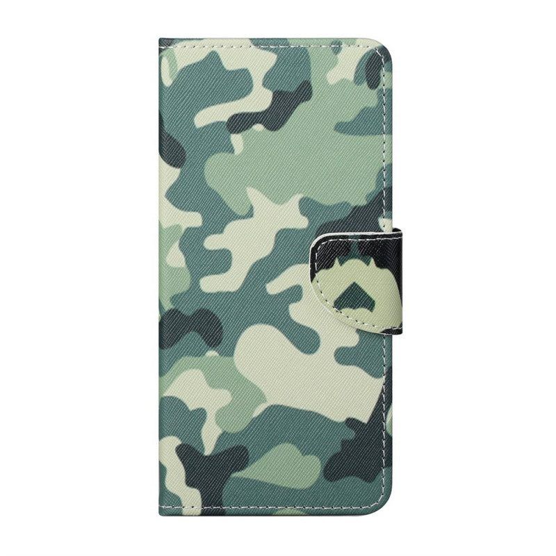 Folio-hoesje voor Samsung Galaxy M53 5G Militaire Camouflage