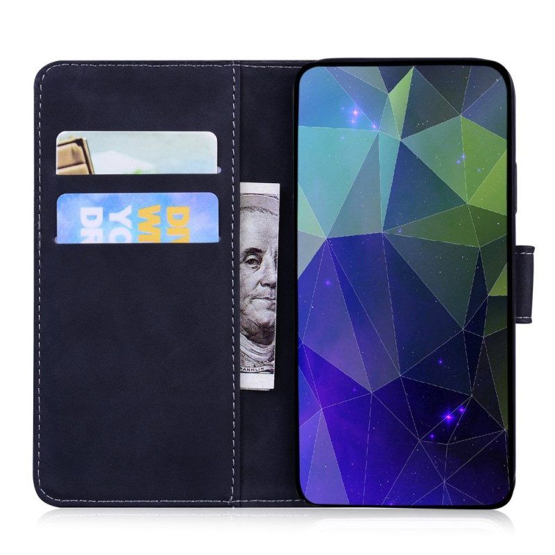 Folio-hoesje voor Samsung Galaxy M53 5G Tijger Print