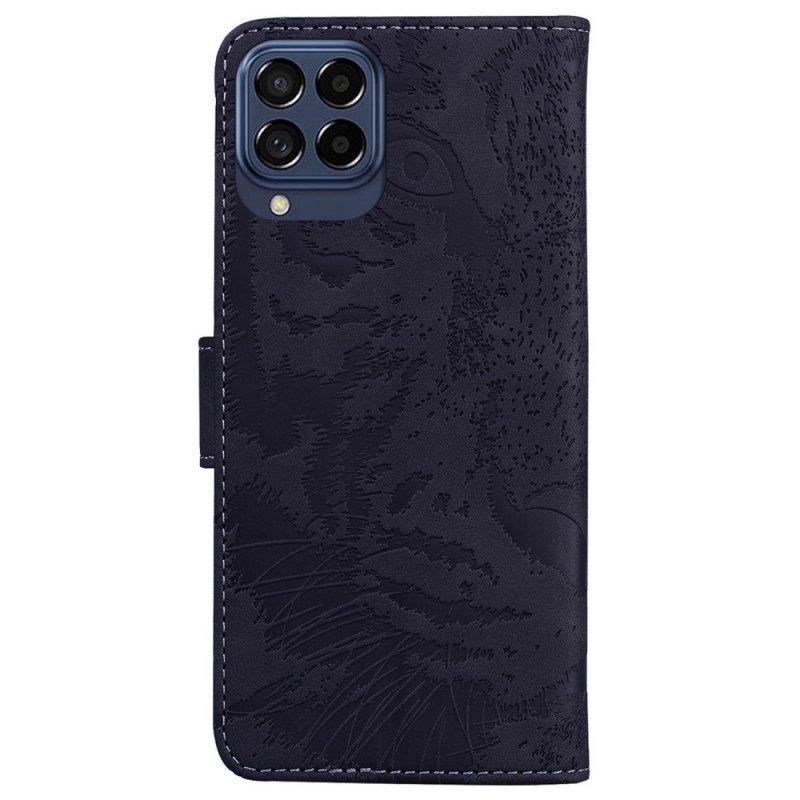 Folio-hoesje voor Samsung Galaxy M53 5G Tijger Print