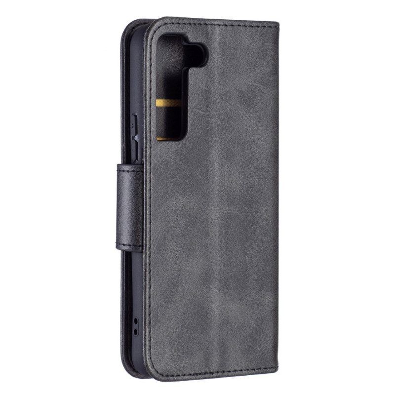 Folio-hoesje voor Samsung Galaxy S22 5G Flip Case Gladde Flap Schuin