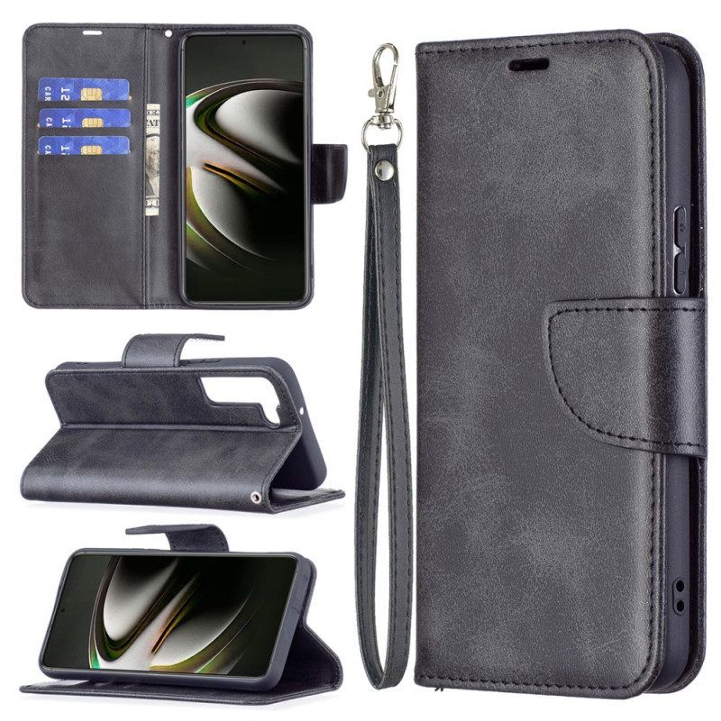 Folio-hoesje voor Samsung Galaxy S22 5G Flip Case Gladde Flap Schuin