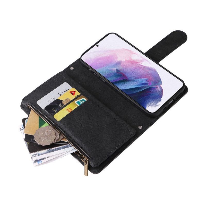 Folio-hoesje voor Samsung Galaxy S22 5G Multifunctioneel Bedrijf