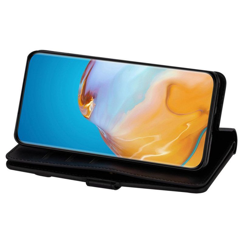 Folio-hoesje voor Samsung Galaxy S22 5G Portemonnee & Lanyard