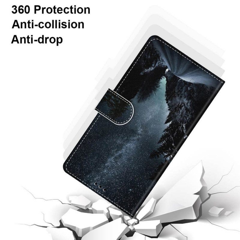 Folio-hoesje voor Samsung Galaxy S22 Plus 5G Mysterieuze Natuur