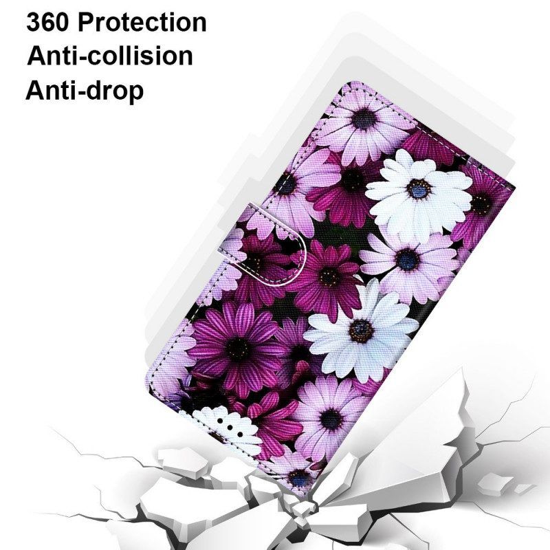 Folio-hoesje voor Samsung Galaxy S22 Ultra 5G Bloemen Wonder